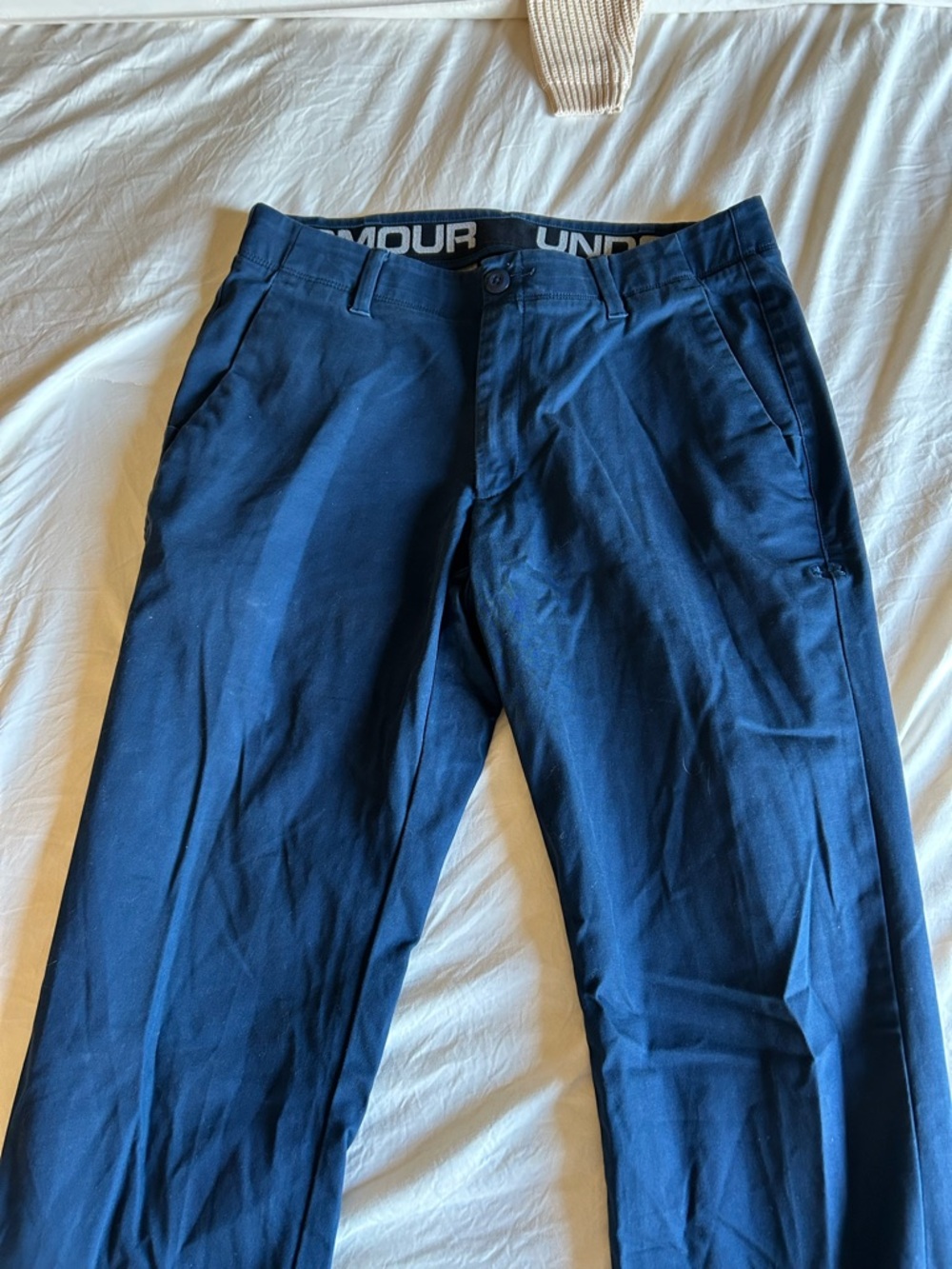 Under Armour Men's Dark Navy Performance Pants 32x34
